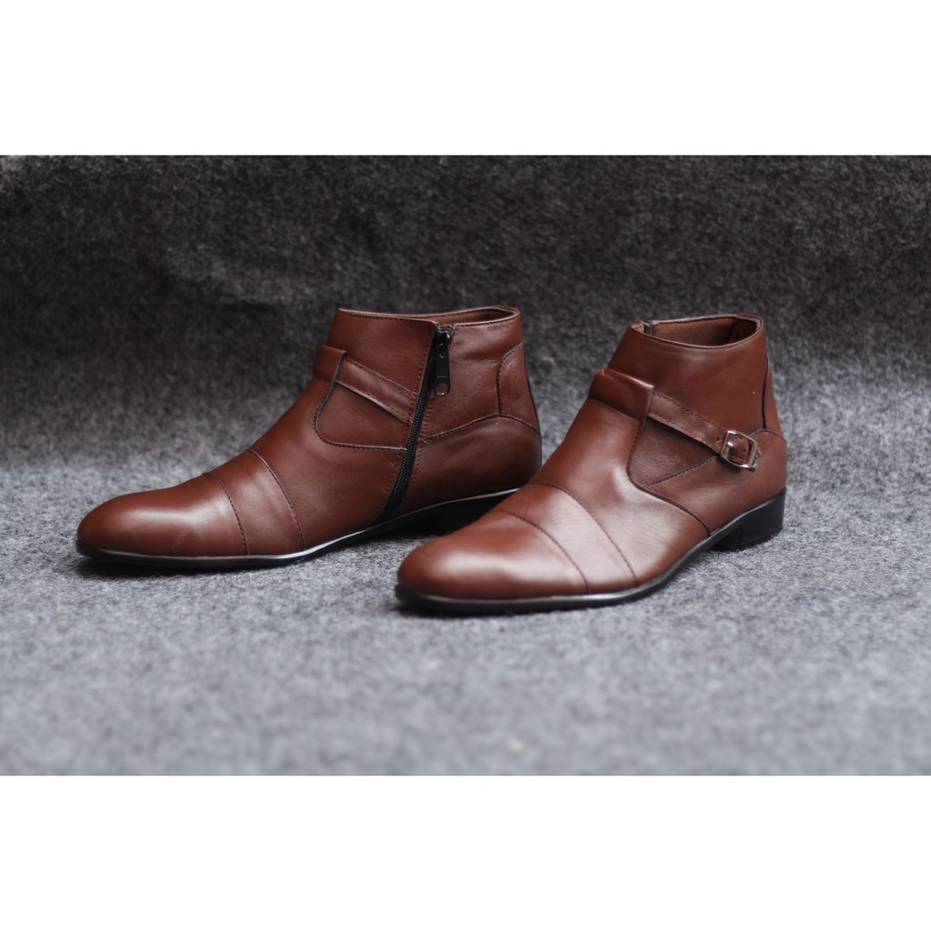 JULIUS CEVANY Series | Sepatu Pria Pantofel High Kulit Asli Formal Kasual Cowok Original Footwear