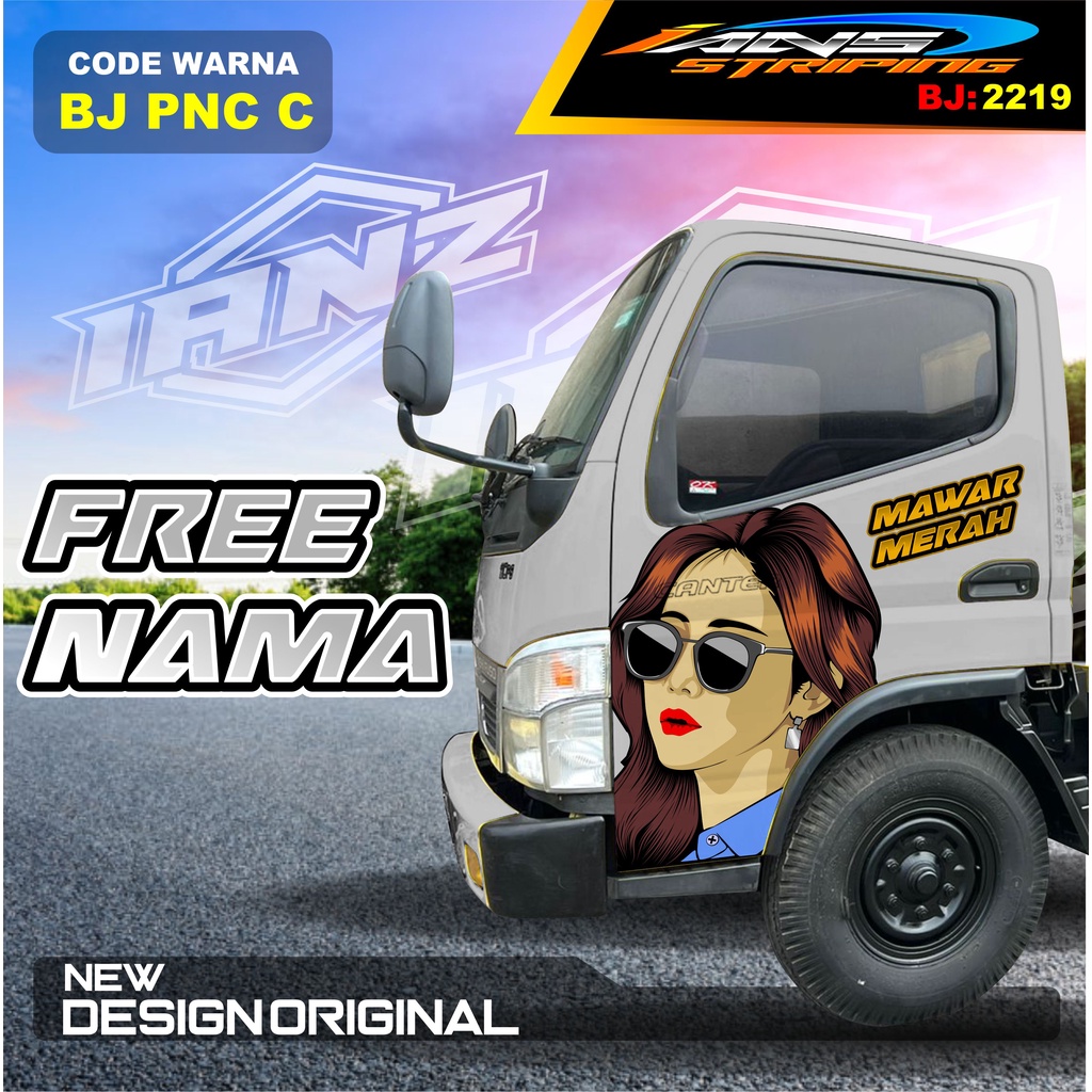 STICKER DECAL PINTU TRUK FUSO RAGASA / DECAL PINTU DUMTRUK  / STIKER MOBIL TRUK / STIKER PINTU TRUK KEREN