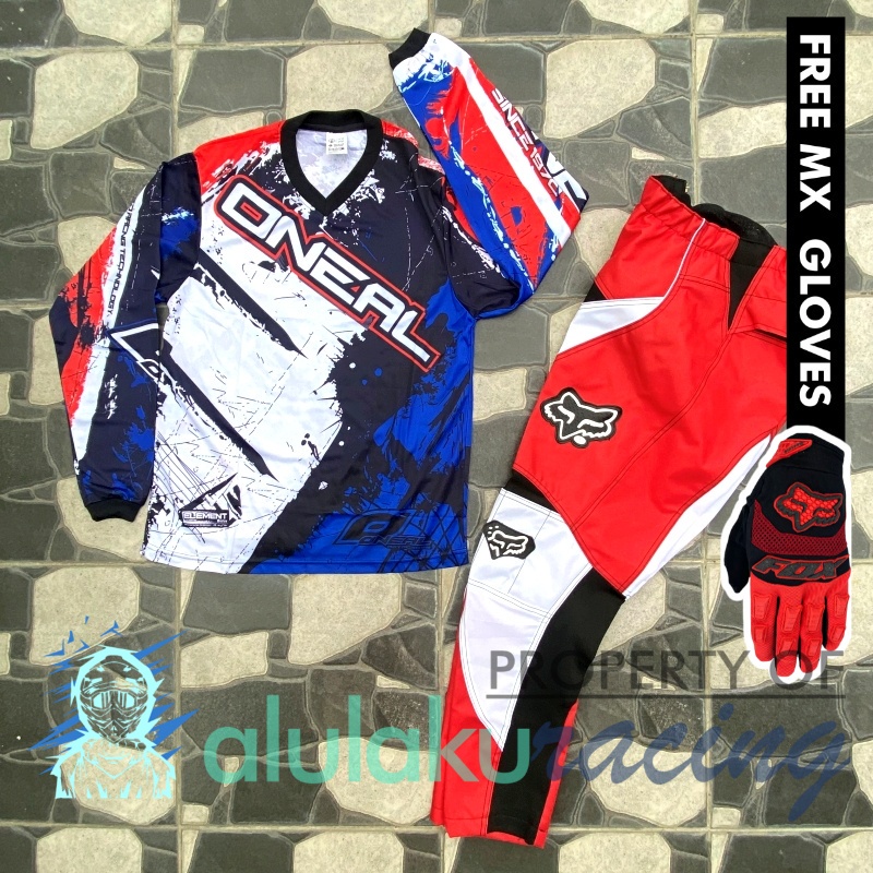 Jersey &amp; Celana MX Trail Motocross - Paket Bundling ONCT0510-F43