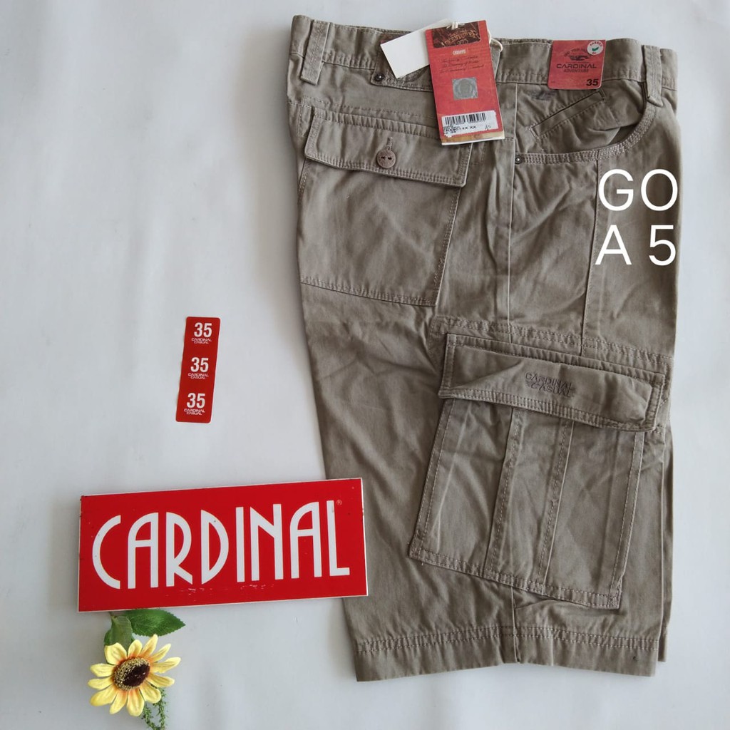 gos  35-KPL CARDINAL KEMPOL CASUAL Celana Pendek Celana Kempol Pria