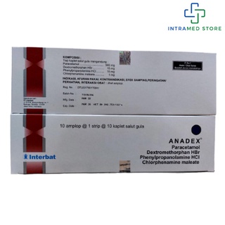 Jual Anadex Box Original Isi 100 Tablet - Obat Demam/ Batuk/ Nyeri ...