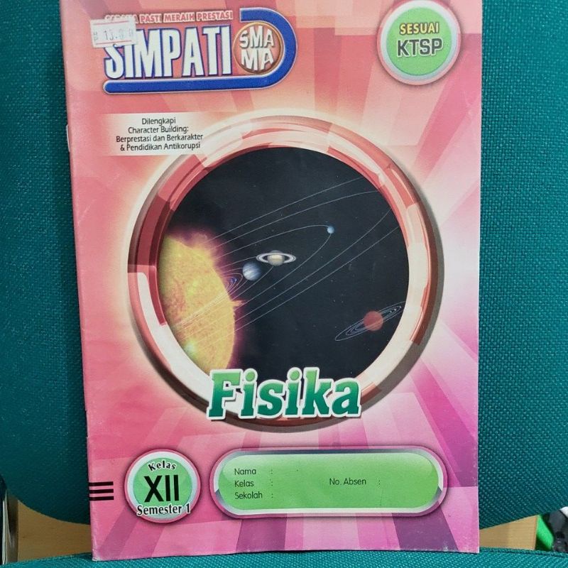 LKS SIMPATI FISIKA KELAS XII SEMESTER 1 KTSP CV GRAHADI