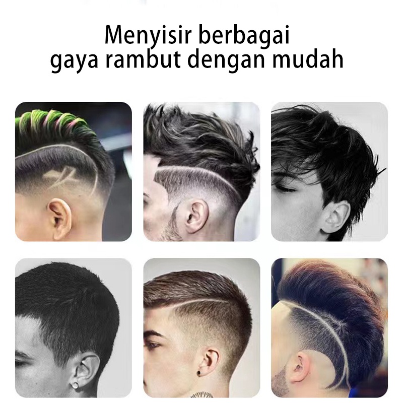 E ONE cukur rambut elektrik tanpa kabel (benar-benar transparan) - Garansi 1 tahun