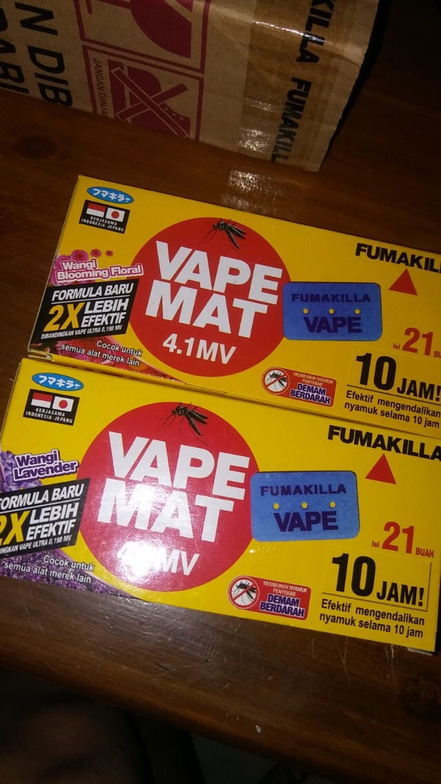 Vape Mat Obat Nyamuk & Kecoa Isi 45