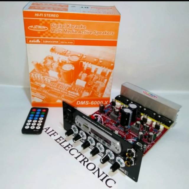 Kit Amplifier Speaker Active+Subwoofer+Mp3 Bluetooth DMS-6000.X