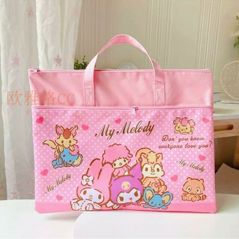 

Tas Les Waterproof Sanrio Hello Kitty/Kerokeroppi/Cinnamoroll/Badtzmaru/Pompompurin/Twin Star/Snoopy