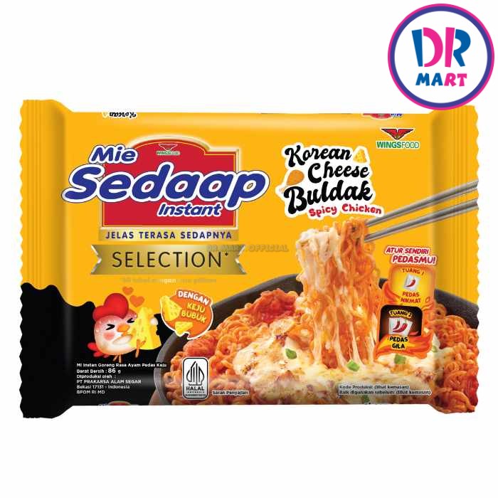 

BARU!! Mie Sedaap Korean Cheese Buldak 86gr