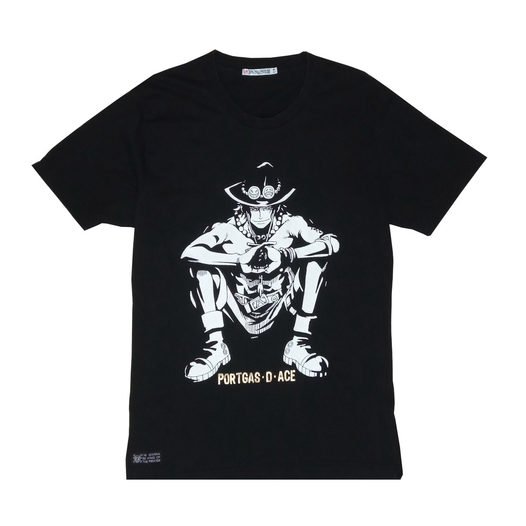 Kaos Uniqlo One Piece Portgas D Ace (second original brand anime)