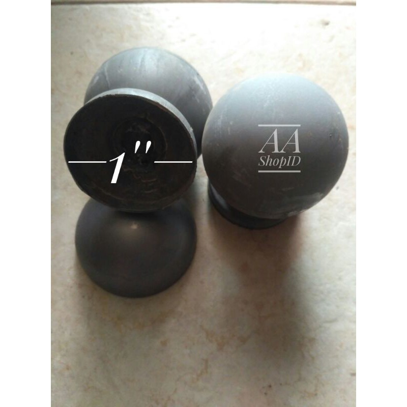 ornamen pagar besi Mahkota Bola  1" 1 1/2" 1 1/4" 2" 2 1/2"