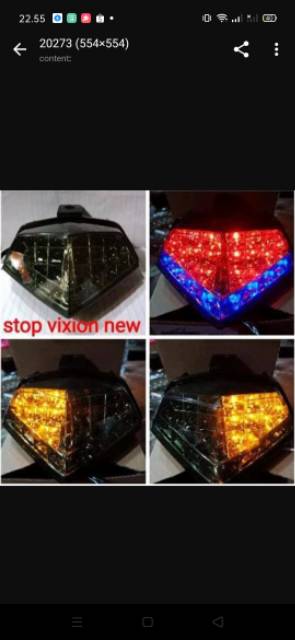 Lampu LED Stop belakang Vixion New Stoplamp Vixion