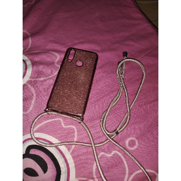 PRELOVED casing untuk Vivo y17,12,15 tali gliter mewahh