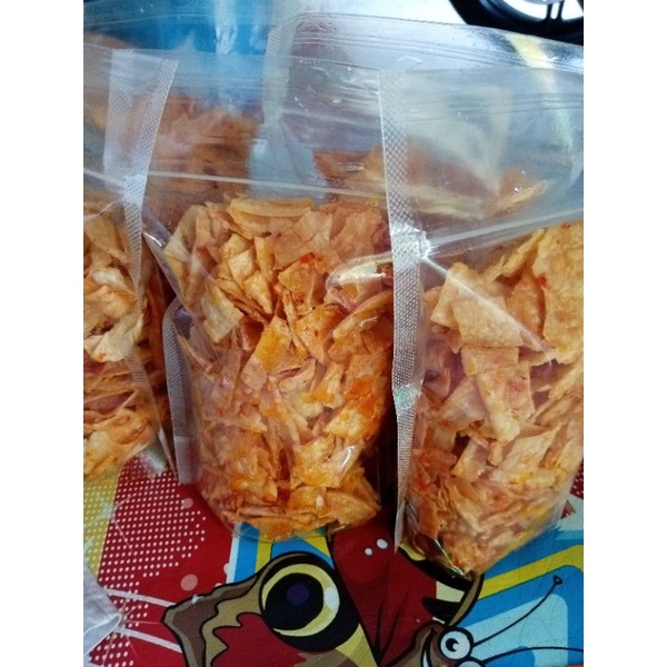 

keripik singkong pedas dan original