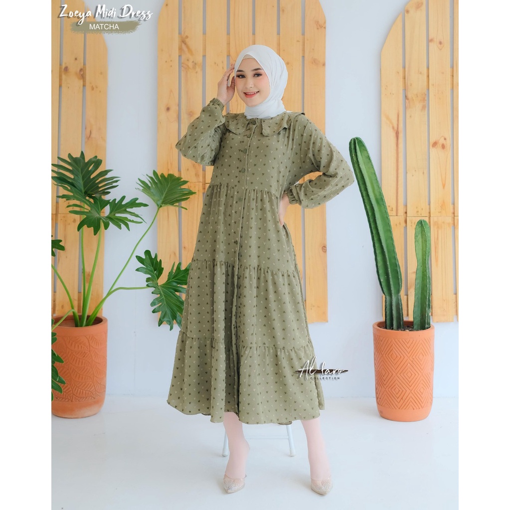 Midi Dress Zoeya Ori By Al Faro