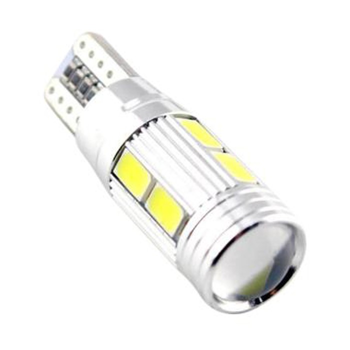 Lampu LED T10 Senja Sen Sein 10 Titik Mata Lensa Canbus Mobil Motor Rem Mundur SMD 5730 / 5630