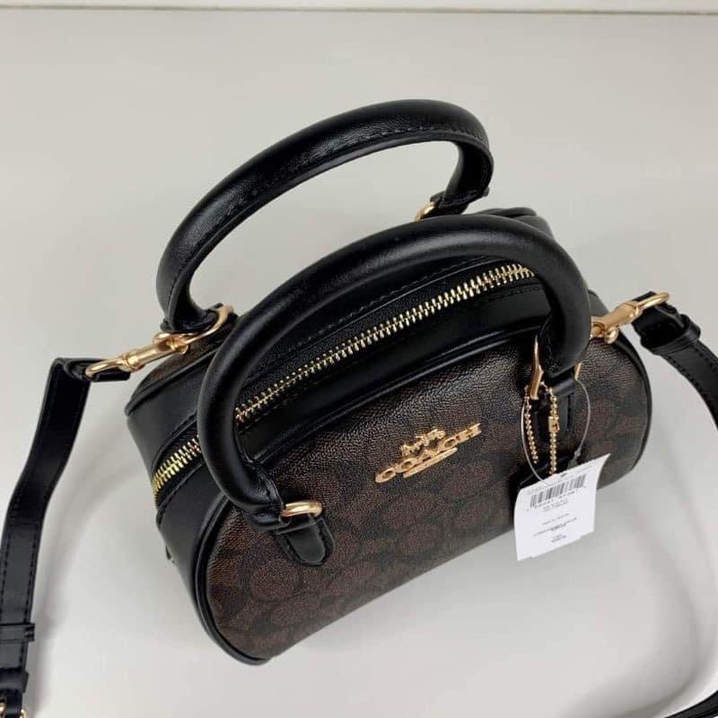 Coach Sydney Satchel In Signature Canvas (CA591)