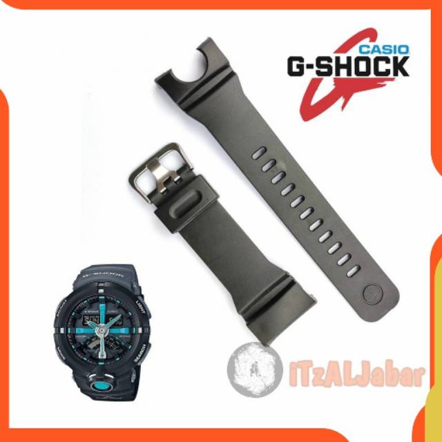 TALI JAM CASIO GA-500 GA500 RUBBER STRAP CASIO GA-500