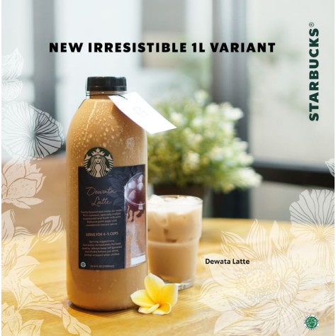 Starbucks 1 Liter (FREE PAPER BAG + PAPER STRAW) | Shopee Indonesia