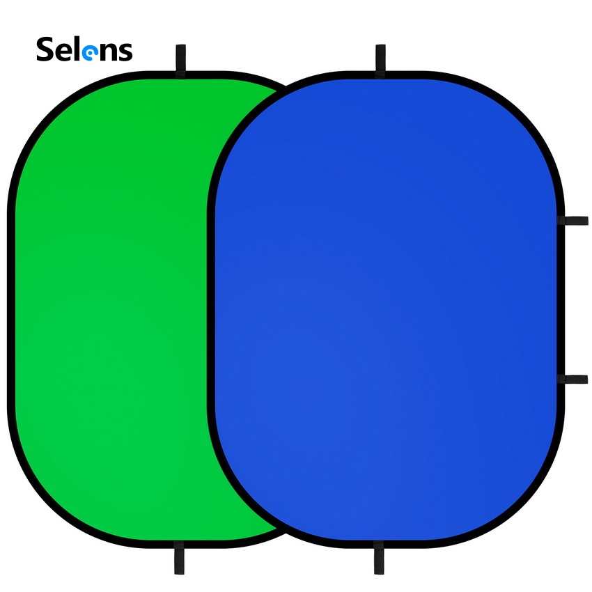 Selens Kunci Latar Belakang Dapat Dibalik Warna Hijau Biru Ukuran 59x39 Shopee Indonesia