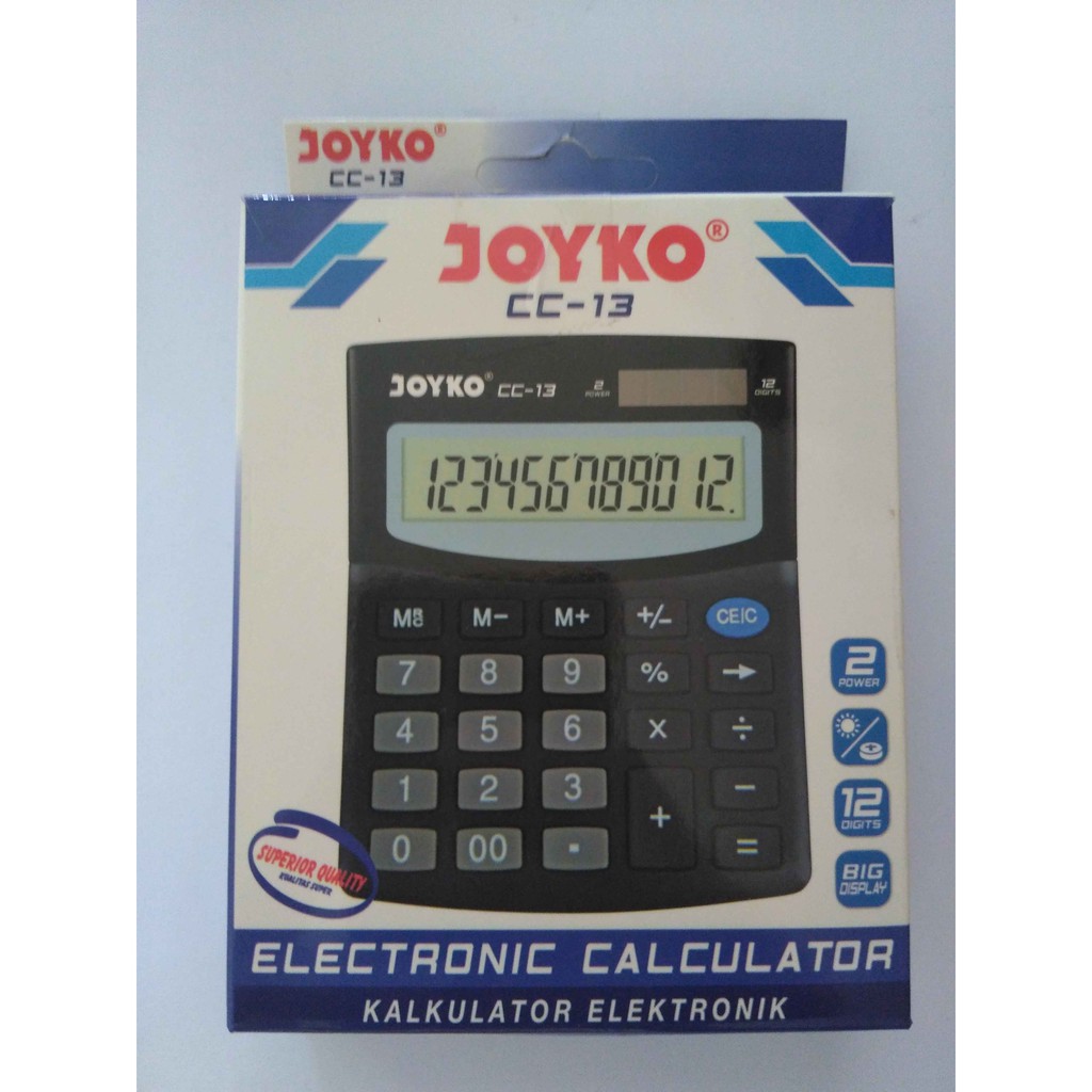 

Kalkulator Joyko CC-13 Calculator Mesin Hitung