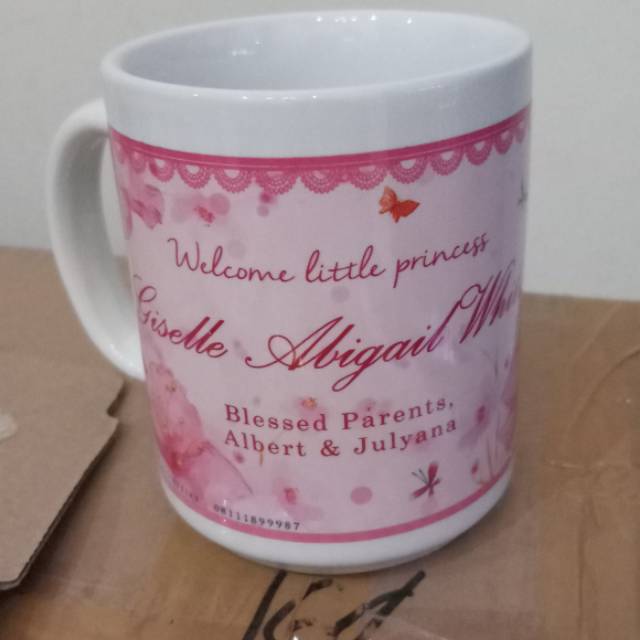 mug custom packing paper box