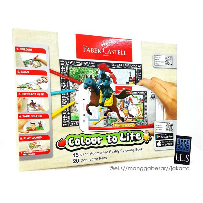 

Art / Faber Castell Colour To Life Game Color Connector Pens Colouring Book