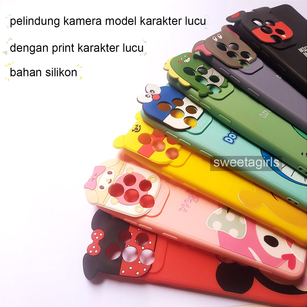 Casing Silikon Lucu untuk Samsung Galaxy A52 / A52s ( 4G / 5G ) - Case Pelindung Kamera Gemoy - Bisa Bayar ditempat - sweetacase.id - Case Cubit Lucu - Karakter -  Softcase - Case Gemoy - Kesing - Aesthetic - Boneka 3D