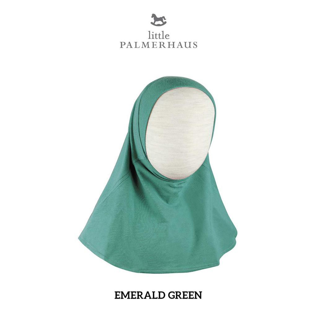 Little Palmerhaus INSTANT HIJAB ( Xs 0-2 Y) ( S 2-4 Y)- Hijab bayi Best Seller-Emerald Green