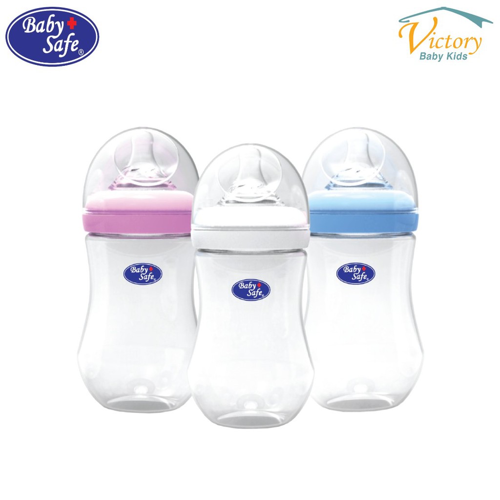 Jual Baby Safe Wn Wide Neck Bottle Ml Oz Botol Susu Bayi Shopee Indonesia