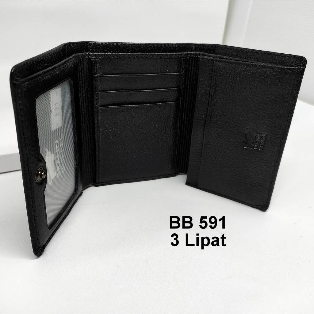 Dompet Pria Kecil Mini Braun Buffel 591 - 3 Lipat - Small and Minimalis - Dompet Cowo