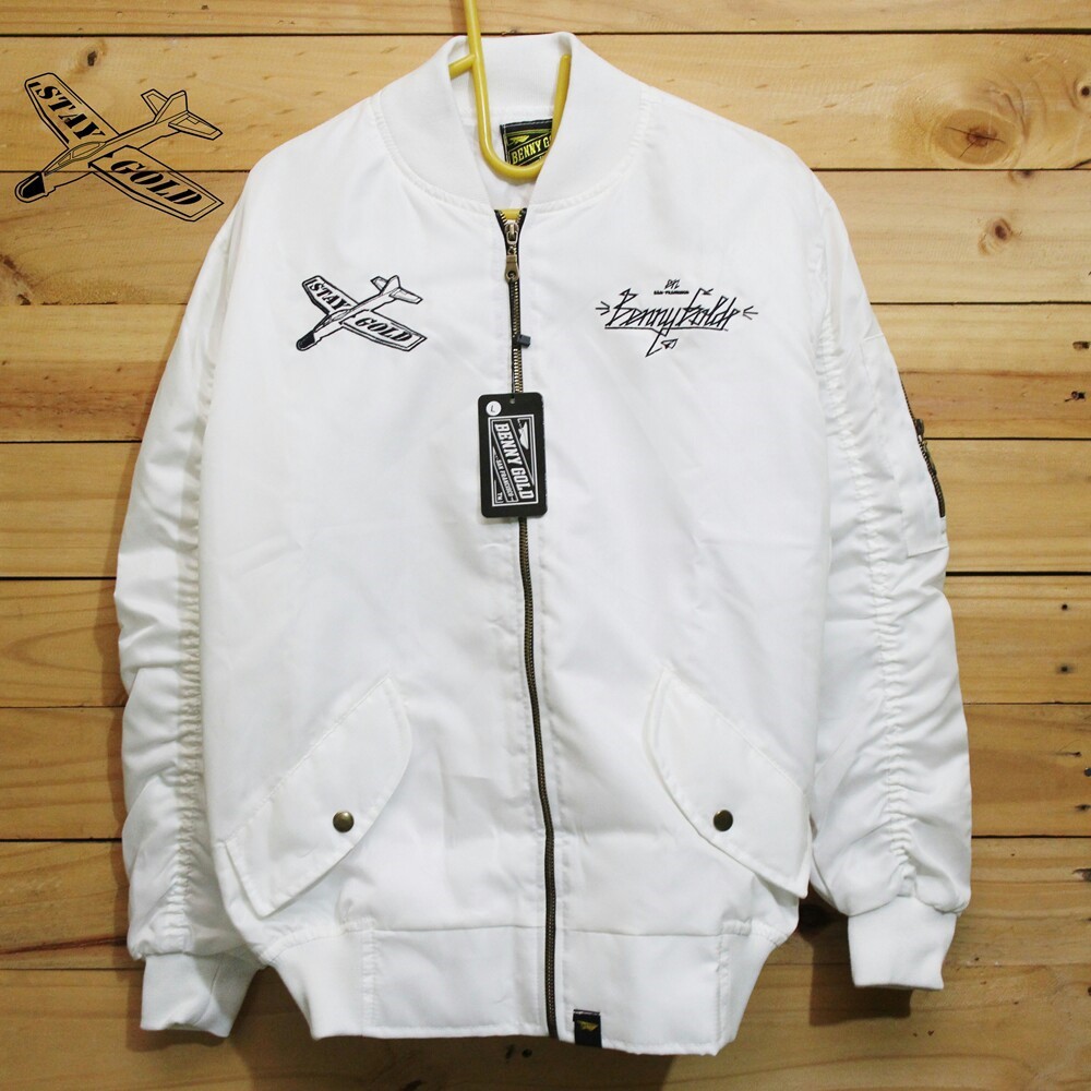 jaket bomber pria premium bape