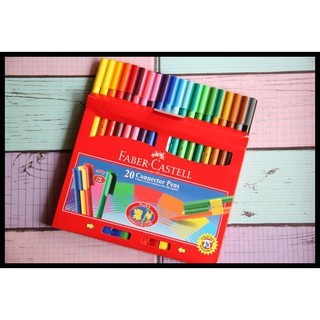 

Bagus Spidol Connector Pens - Faber Castell 20 Warna Murah! Bagus
