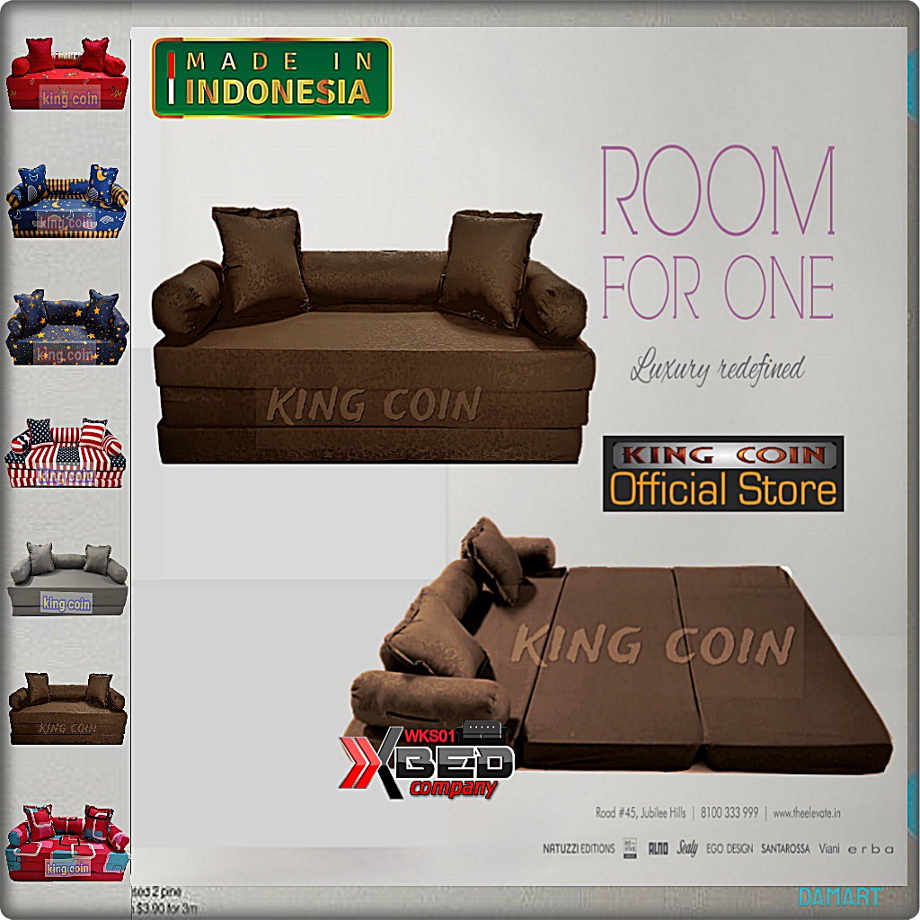  Sofa  Bed  minimalis  lipat  kasur sofabed Shopee Indonesia