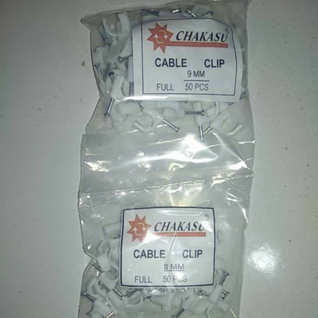 Klem kabel beton / cable clip no 12 chakasu