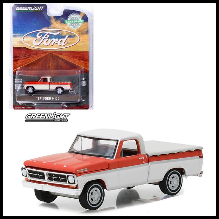 Promo Greenlight 1 64 1971 Ford F 100 Pickup Truck With Bed Cover Shopee Indonesia
