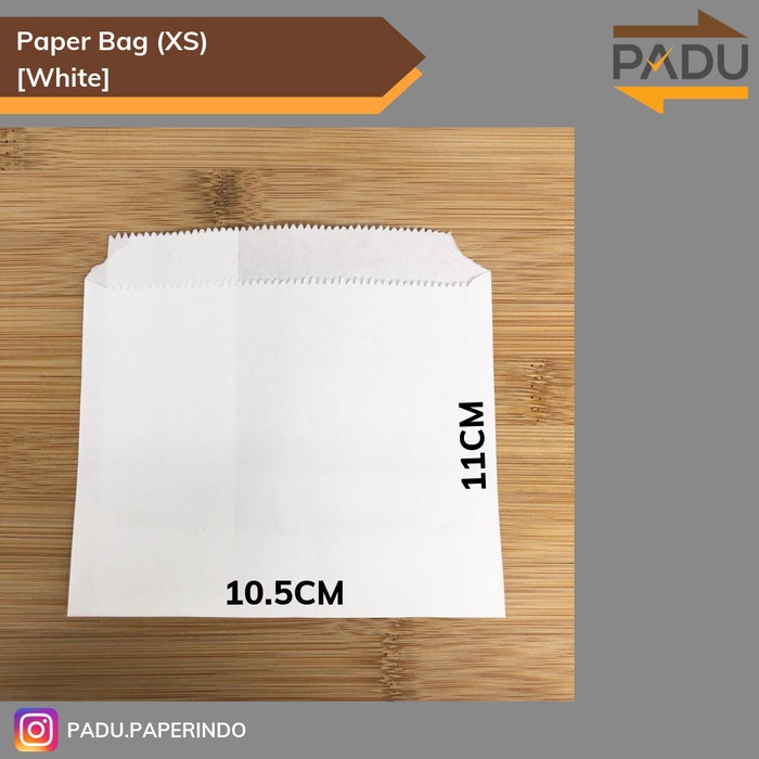 

PROMO Paper Bag / Kantong Kertas (XS) - Kantong Roti / Donut / Snack