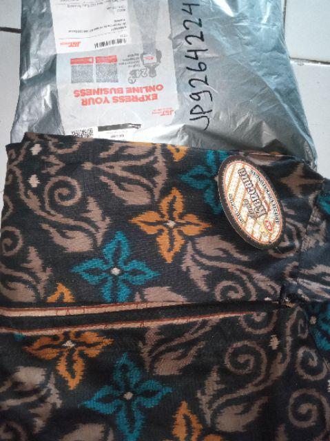 Gamis Cardi Batik Katun Halus 2827 Busui Reseleting Depan Allsize