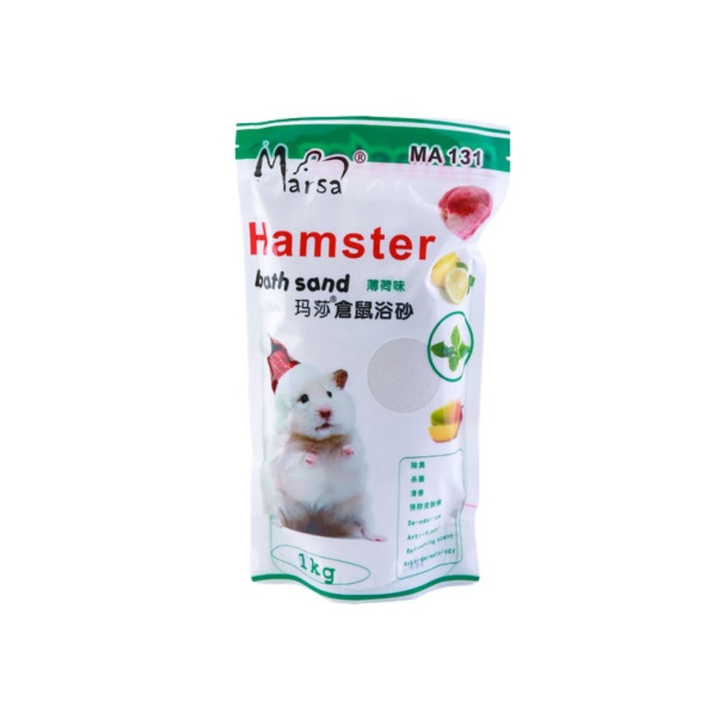 Pasir Mandi Hamster Marsa 1kg Hamster Bathing Sand FEFARM