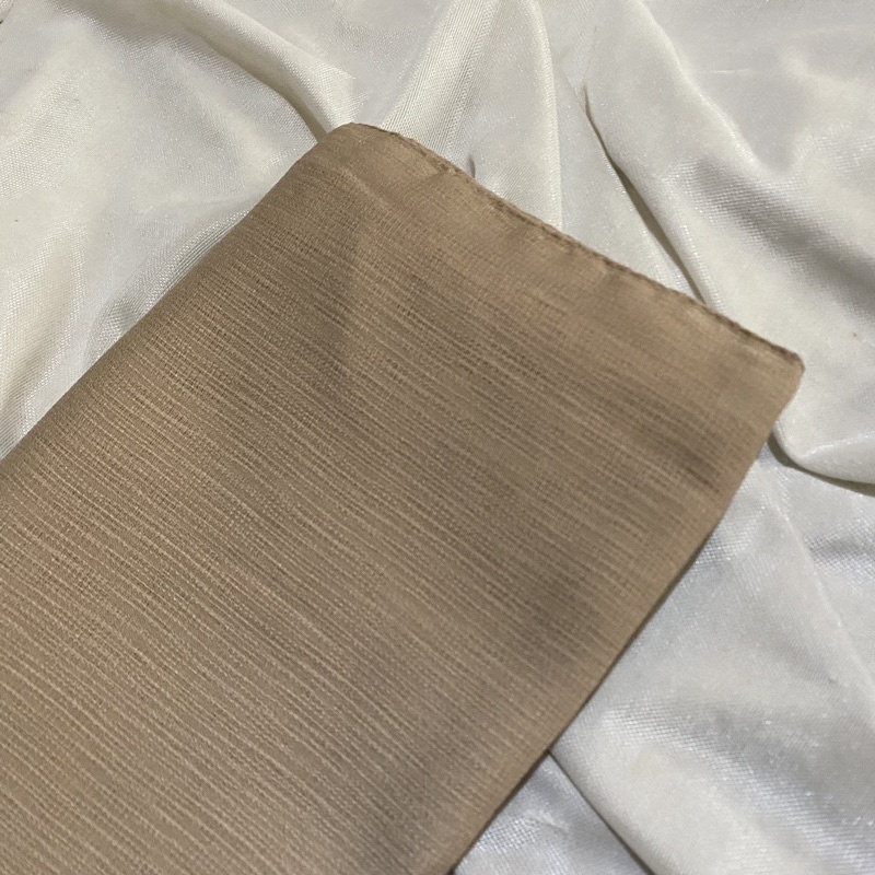 Jilbab segi empat Cornskin Premium Jahit Tepi/ Jilbab Serat Jagung / CORNSKIN-Coksu