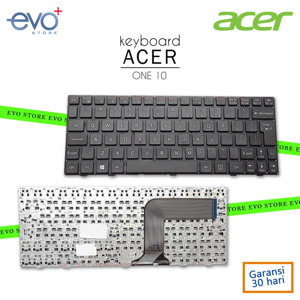 Keyboard Acer 10 S100x Notebook Acer s100x one 10 HITAM