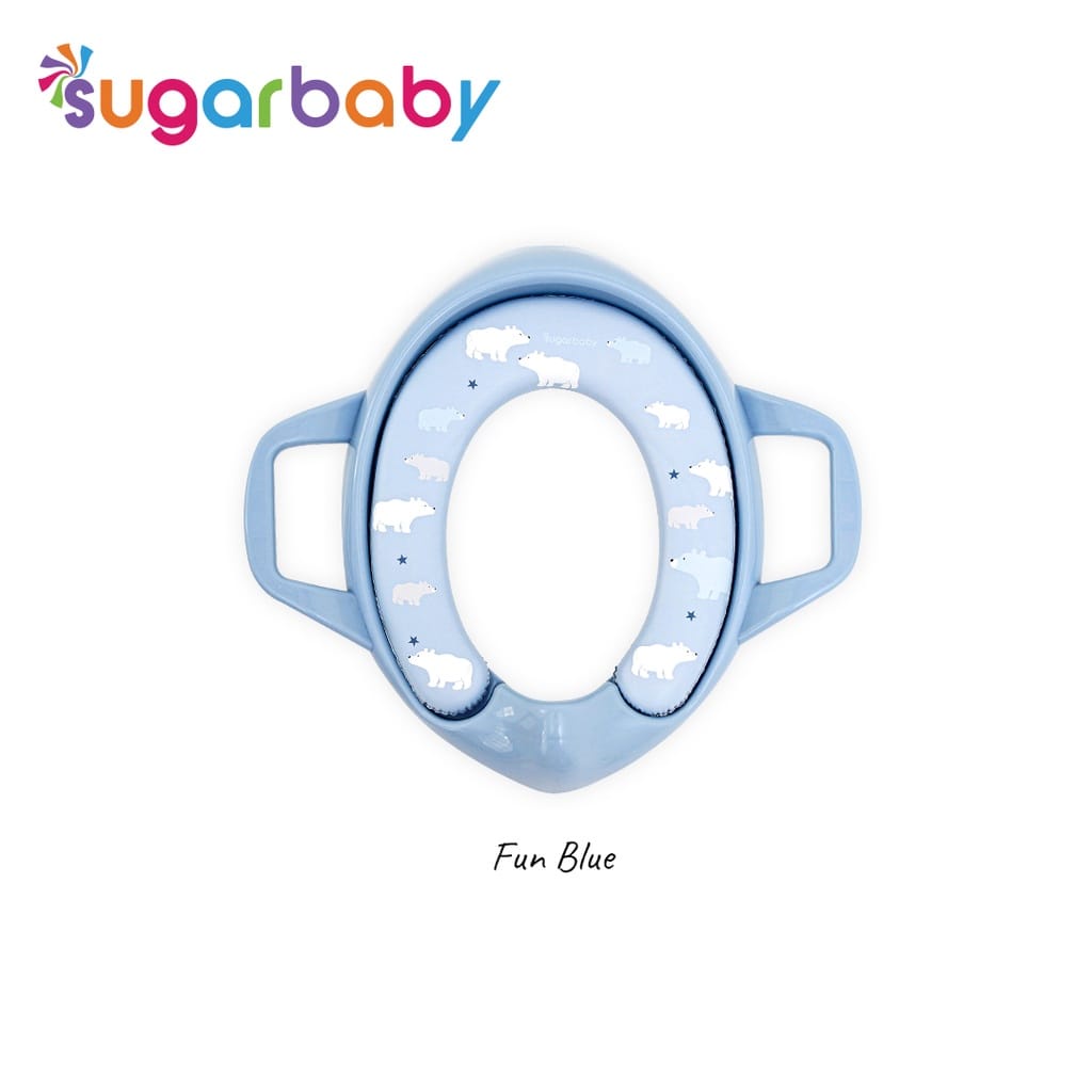 Sugarbaby Potty Seat POT-S  With Handles &amp; Splash Guard Classic&amp;Fun/ Dudukan Toilet Anak