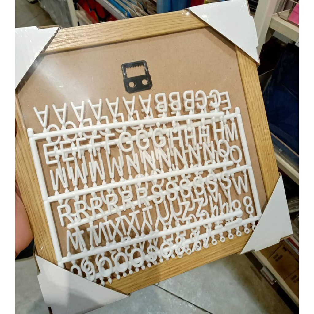 ATARU - BABY LETTER BOARD / PAPAN HURUF / PAPAN NAMA BAYI BARU LAHIR ACE