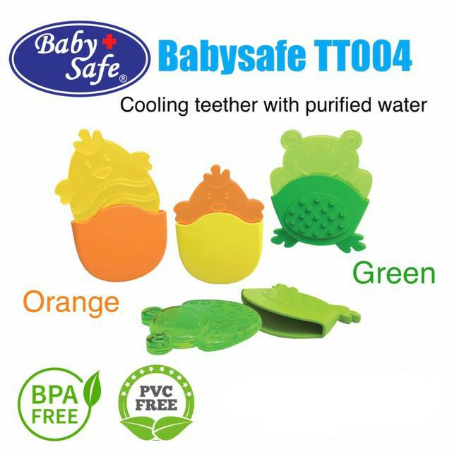 TT004 Babysafe Cooling Teether with purified water (baby safe gigitan bayi)