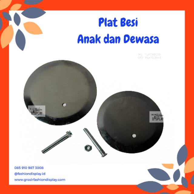 Plat Besi Patung Full Body Stand Tatakan Patung Manekin Alas Kaki Manekin TiangPenopang Manekin (BH)