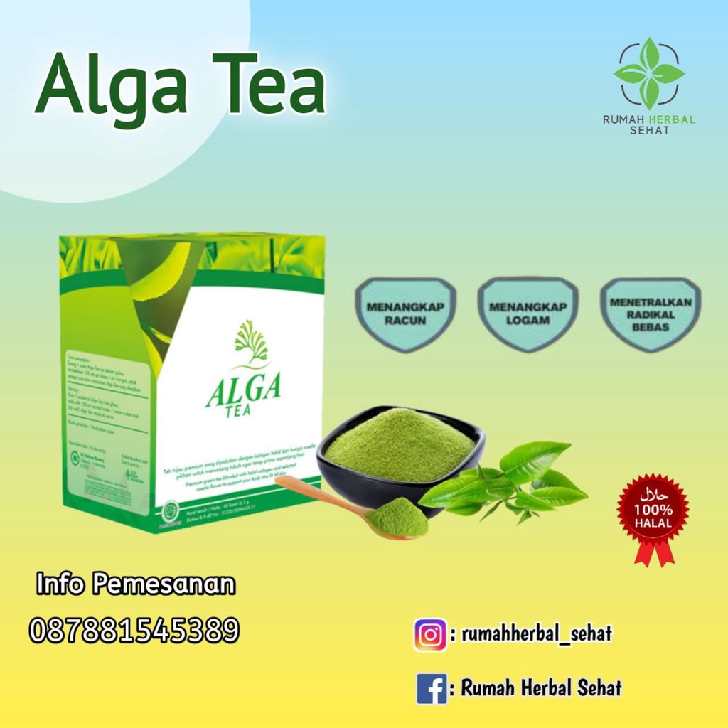 

Alga Tea Anti Kanker isi 60 sachet