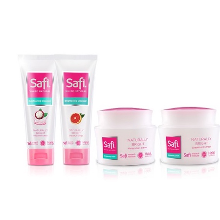 SAFI WHITE NATURAL SERIES (CLEANSER / CREAM)