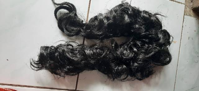 RAMBUT KEMOCENG /RAMBUT ULIR HITAM