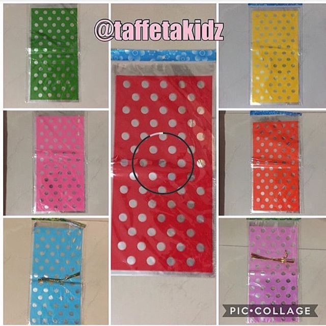 

plastik snak polkadot/ plastik souvenir polkadot