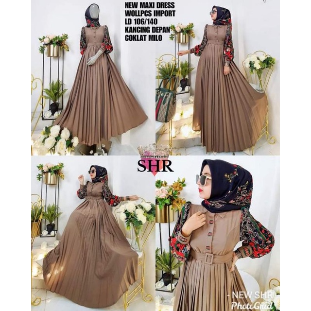 original SHR gamis LILAC no hijab