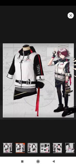 JAKET Arknights Exusiai Cosplay