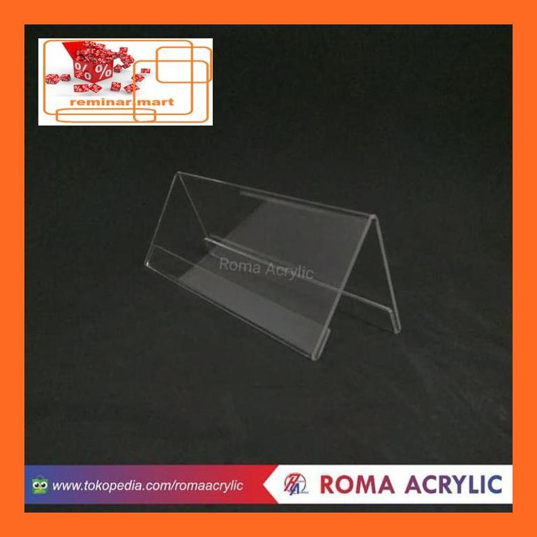 

474Srem Name Desk Akrilik /Papan Nama Meja Uk 20 X 6 Repjd80E